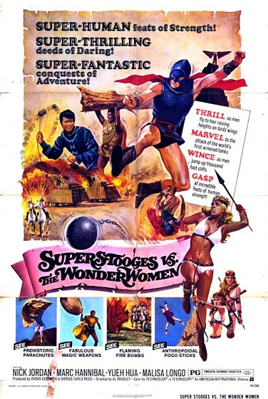 Imagen de Las Amazonas Contra los Superman (Poster)