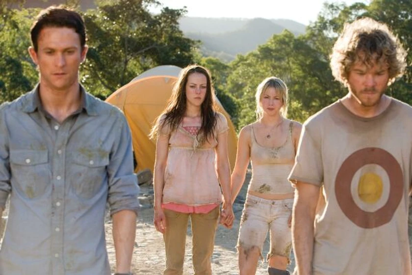 Jena Malone, Jonathan Tucker, Shawn Ashmore y Laura Ramsey en las-ruinas