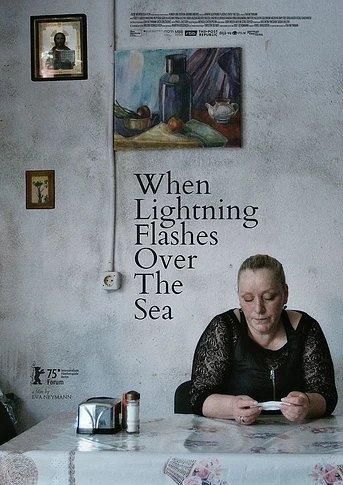 Poster de When Lightning Flashes over the sea