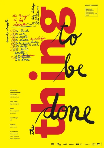 Poster de The Thing to Be Done