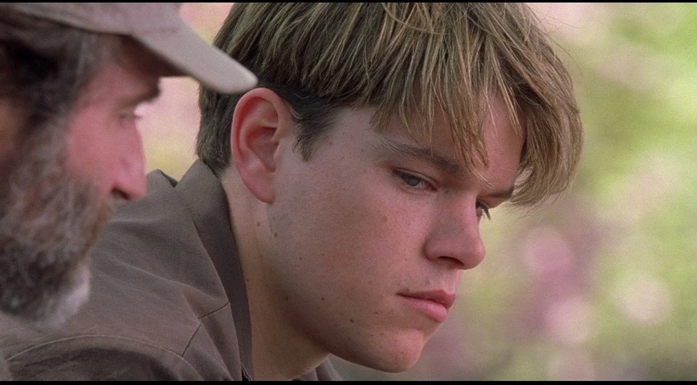 Matt Damon en El Indomable Will Hunting
