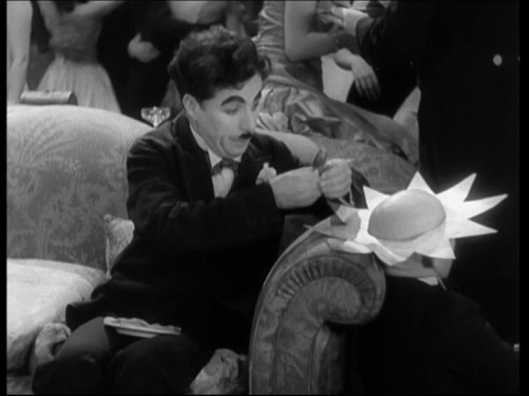 Charles Chaplin en Luces de la ciudad
