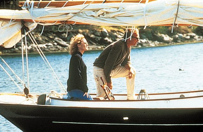 Kevin Costner y Robin Wright en Mensaje en una Botella