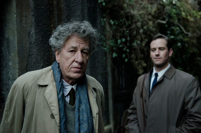Geoffrey Rush y Armie Hammer en El Arte de la Amistad