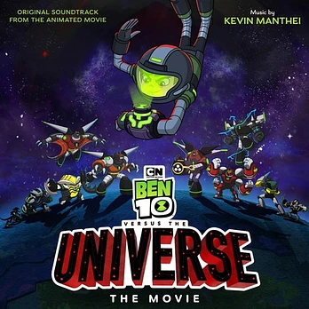 Carátula de la banda de sonido de Ben 10 contra el Universo: La película