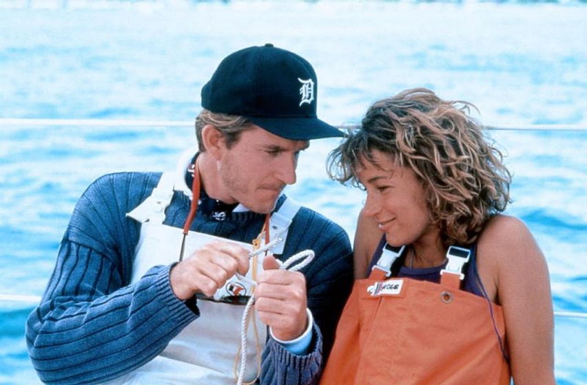 Matthew Modine y Jennifer Grey en La Fuerza del Viento