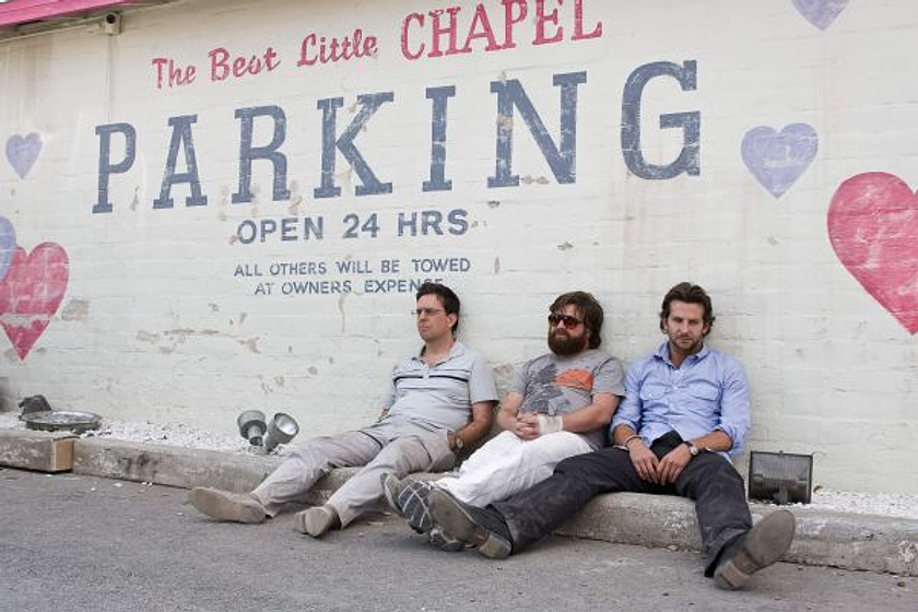 Bradley Cooper, Ed Helms y Zach Galifianakis en Resacón en Las Vegas