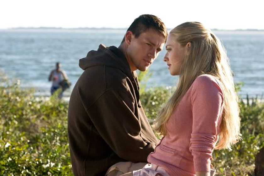 Amanda Seyfried y Channing Tatum en Querido John