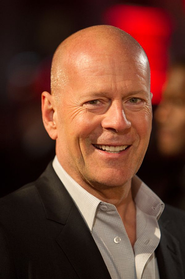 Bruce Willis en La Jungla: Un buen día para morir (Premiere en Londres. Enero 2013)