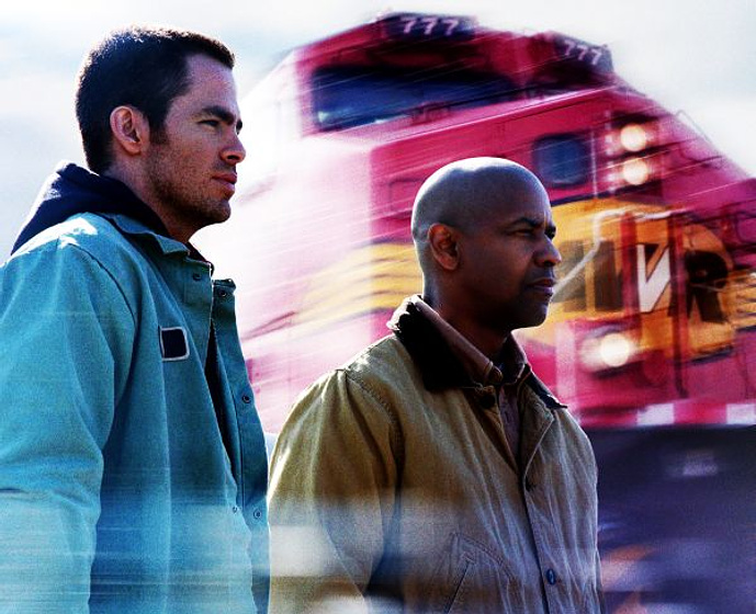 Denzel Washington y Chris Pine en Imparable