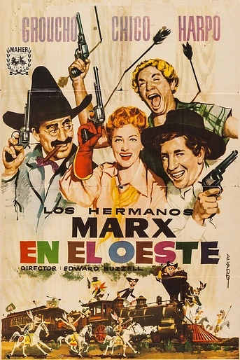Poster de Los Hermanos Marx en el Oeste