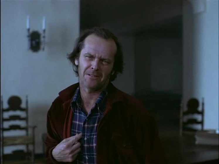 Jack Nicholson en El Resplandor