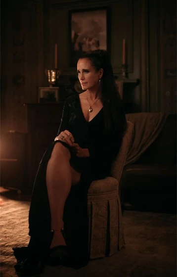 Andie MacDowell en noche-de-bodas
