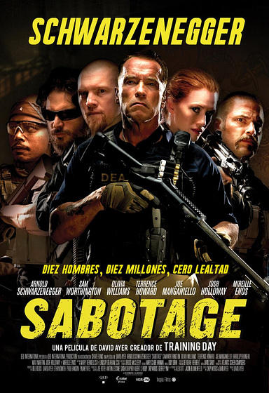 Imagen de Sabotage (Cartel final español)