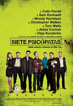 poster of movie Siete psicópatas