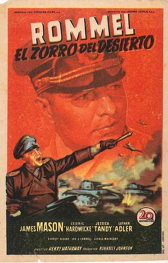 Poster de Rommel, el Zorro del Desierto