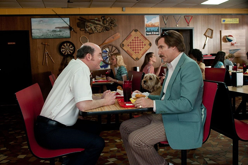 Will Ferrell y David Koechner en Los Amos de la Noticia
