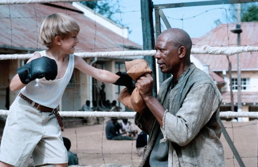 Morgan Freeman y Guy Witcher en La Fuerza de Uno