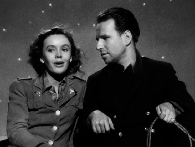 Hume Cronyn y Mary Anderson en naufragos