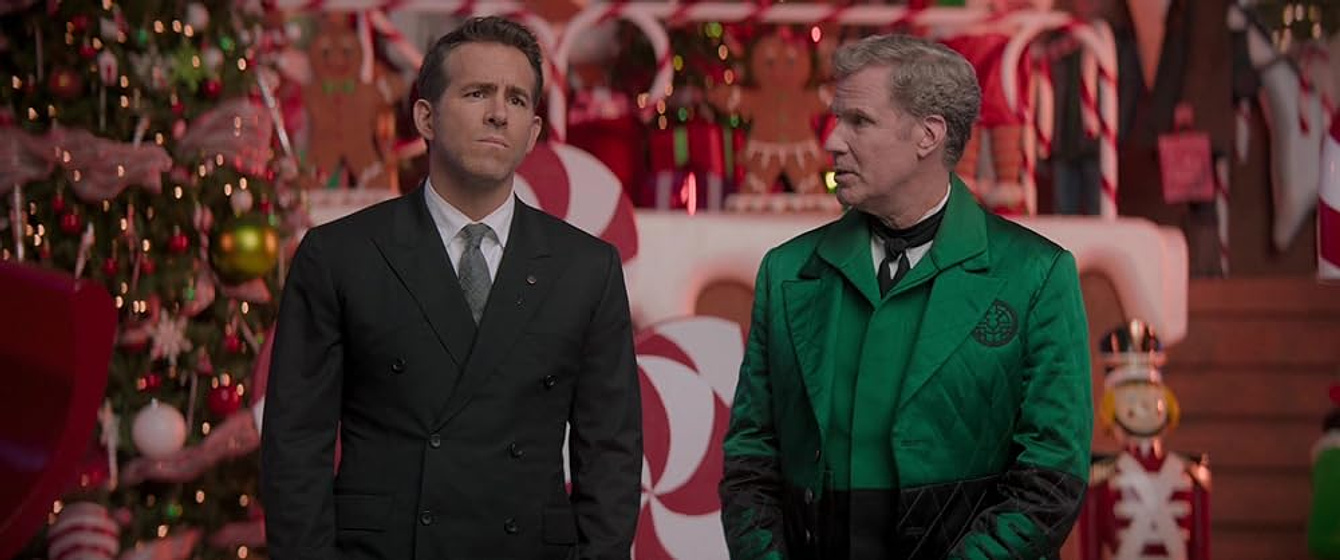 Will Ferrell y Ryan Reynolds en El Espíritu de la Navidad
