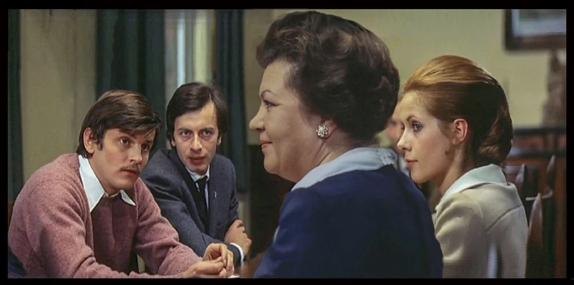 Claude Jade, Jacques Perrin y Ann Petersen en home-sweet-home