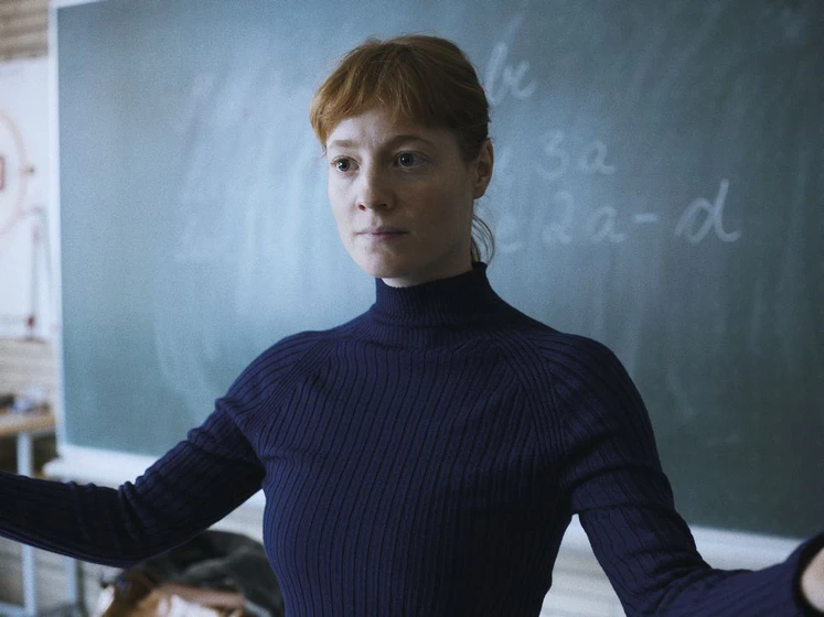 Leonie Benesch en sala-de-profesores
