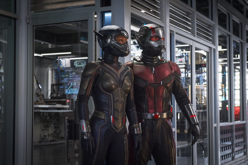 Paul Rudd y Evangeline Lilly en Ant-Man y la Avispa