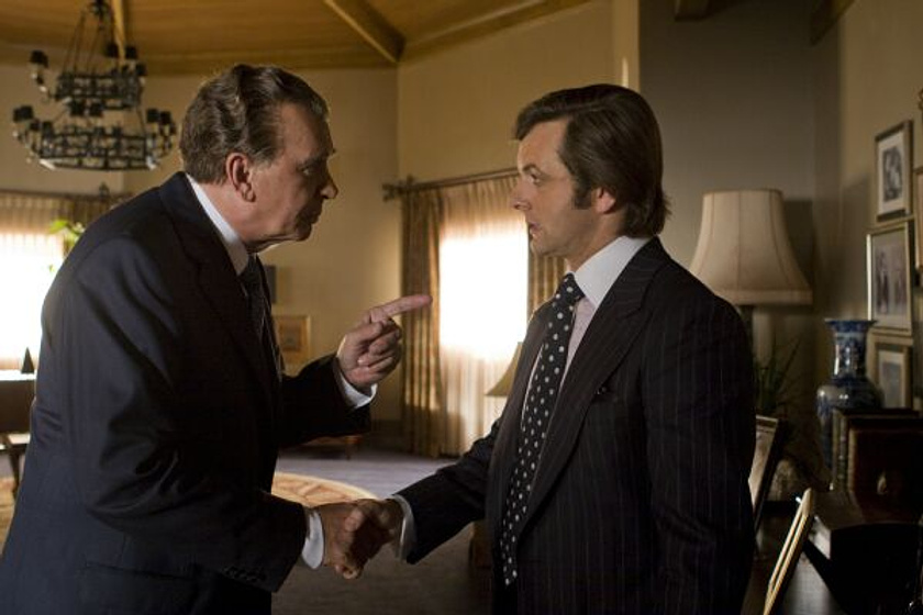 Frank Langella y Michael Sheen en El Desafío. Frost contra Nixon