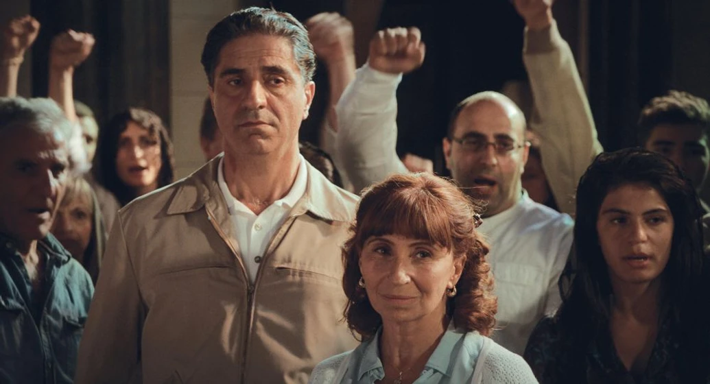 Ariane Ascaride y Simon Abkarian en una-historia-de-locos