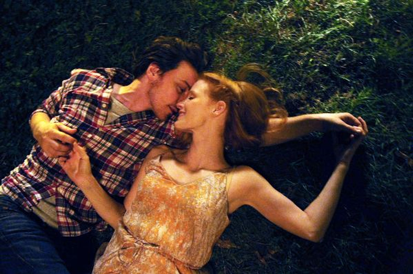 James McAvoy y Jessica Chastain en The Disappearance of Eleanor Rigby: Her