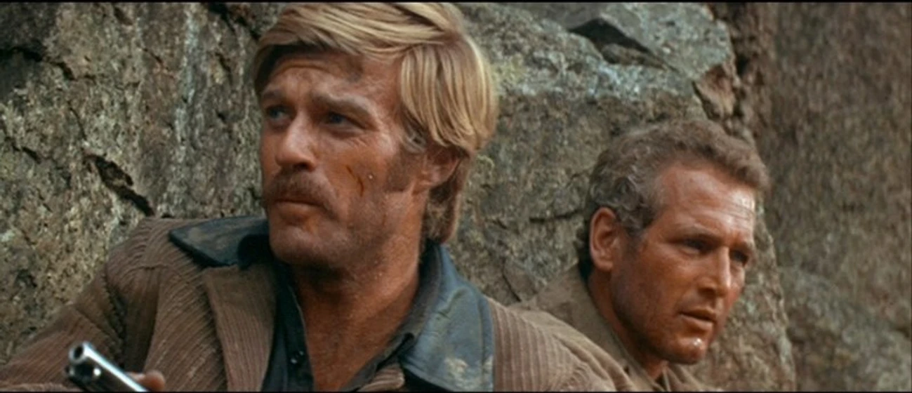 Robert Redford y Paul Newman en dos-hombres-y-un-destino