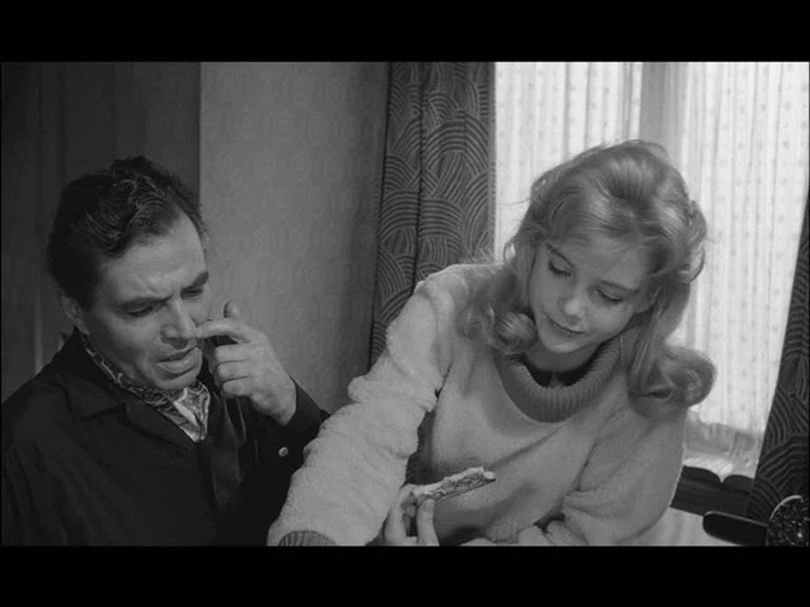 James Mason y Sue Lyon en Lolita