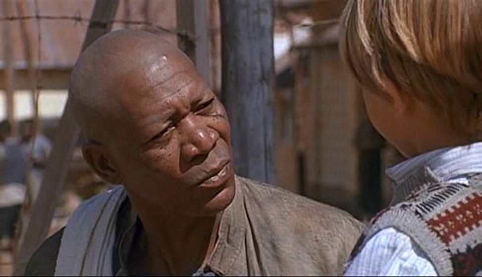 Morgan Freeman y Guy Witcher en La Fuerza de Uno