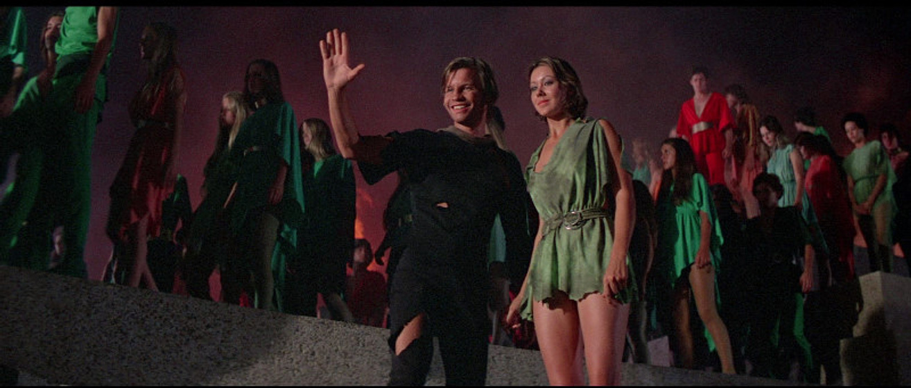 Michael York y Jenny Agutter en La Fuga de Logan