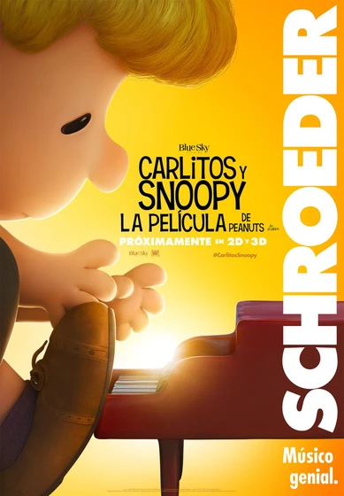Imagen de carlitos-y-snoopy-la-pelicula-de-peanuts (Cartel promocional español)