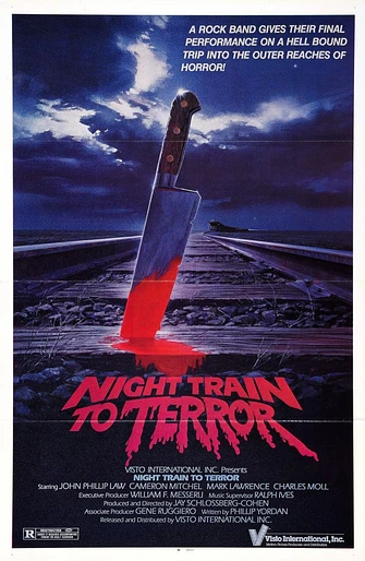 Poster de Noche en el Tren del Terror