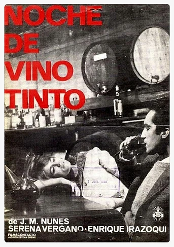 Poster de Noche de vino tinto