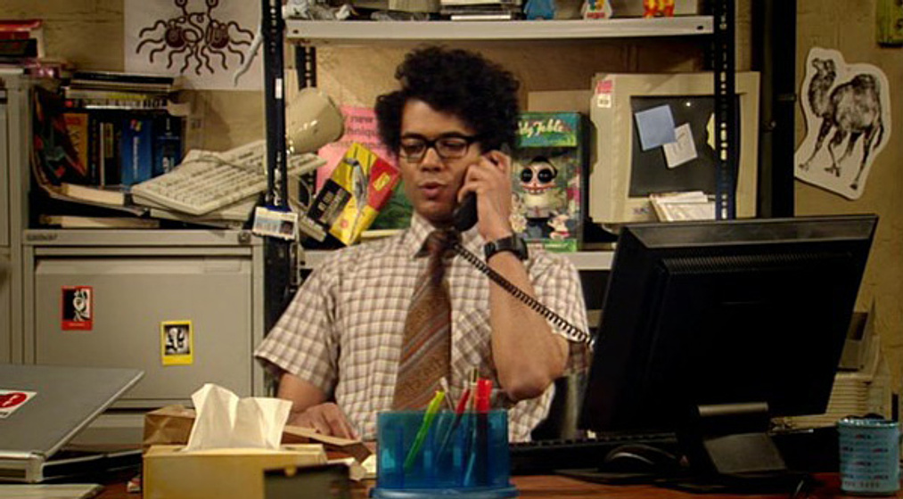 Richard Ayoade en Los informáticos