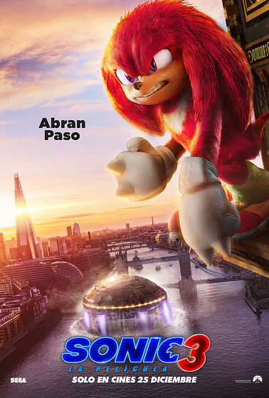 Imagen de Sonic 3. La Película (Cartel personajes español)