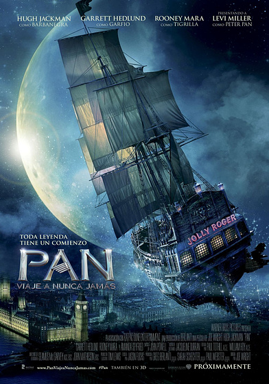 Imagen de Pan. Viaje a nunca jamás (Cartel español)
