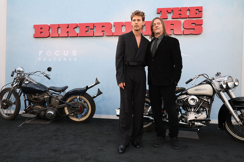 Norman Reedus y Austin Butler en Bikeriders. La Ley del Asfalto (Premiere en Los Angeles. Junio 2024)