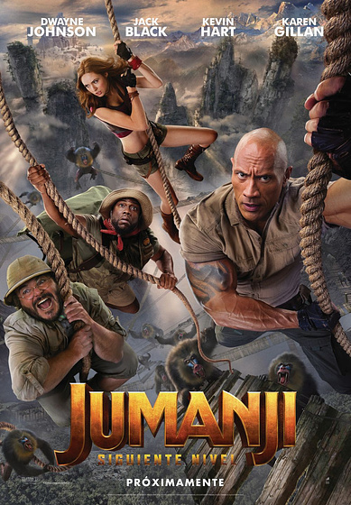 Imagen de Jumanji: Siguiente Nivel (Cartel final español)