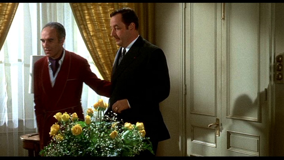 Michel Piccoli y Philippe Noiret en Topaz