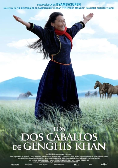 Imagen de los-dos-caballos-de-gengis-khan (Cartel)