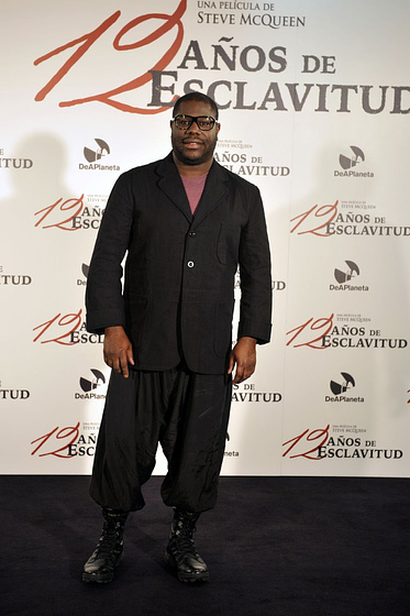Steve McQueen [III] en 12 Años de Esclavitud (Photocall en Madrid. Diciembre 2013)
