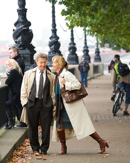 Dustin Hoffman y Emma Thompson en Nunca es tarde para enamorarse