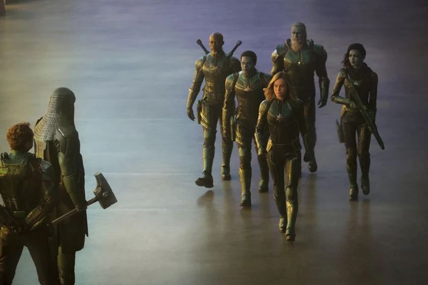 Brie Larson en capitana-marvel