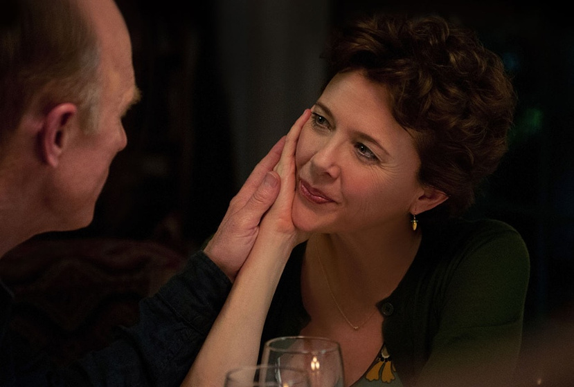 Ed Harris y Annette Bening en La Mirada del Amor