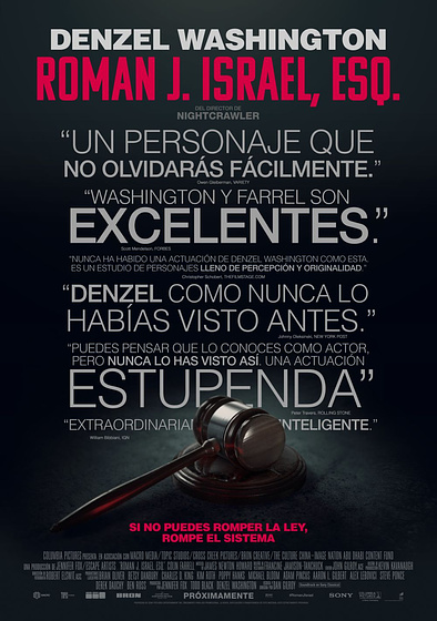 Imagen de Roman J. Israel, Esq. (Cartel español)