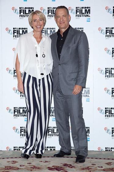 Tom Hanks y Emma Thompson en Al Encuentro de Mr. Banks (Premiere en Londres. Diciembre 2013)